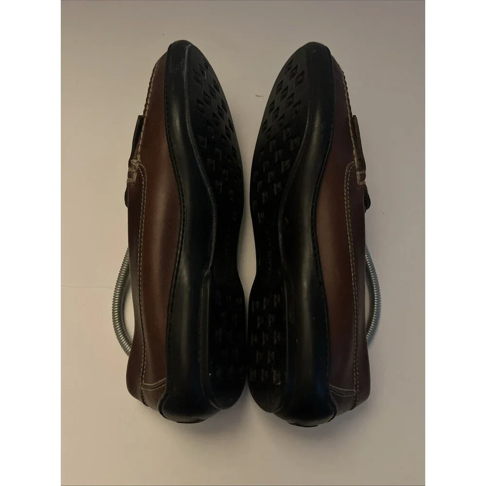 Cole Haan Country Brown Tassel Driving Loafers Shoes Men's Leather SZ 11